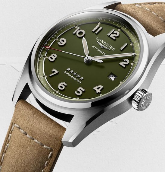 浪琴Spirit先行者系列全面推出绿色面盘腕表！